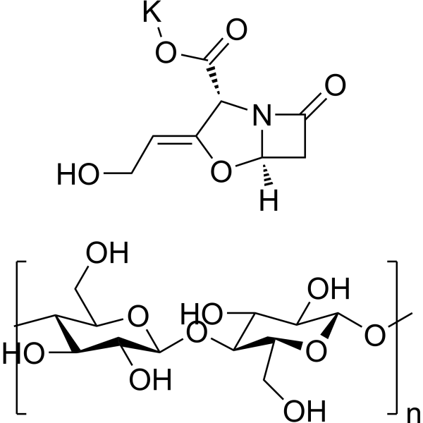 Potassium clavulanate cellulose
