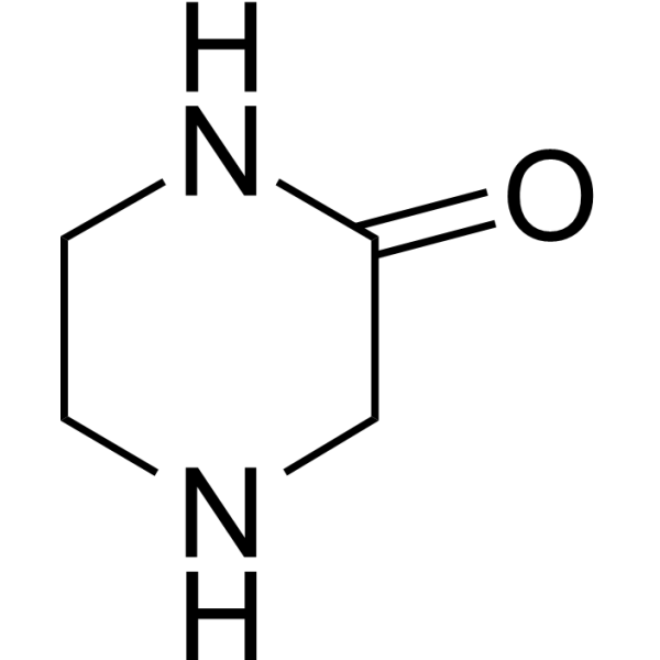 Piperazin-2-one Chemical Structure