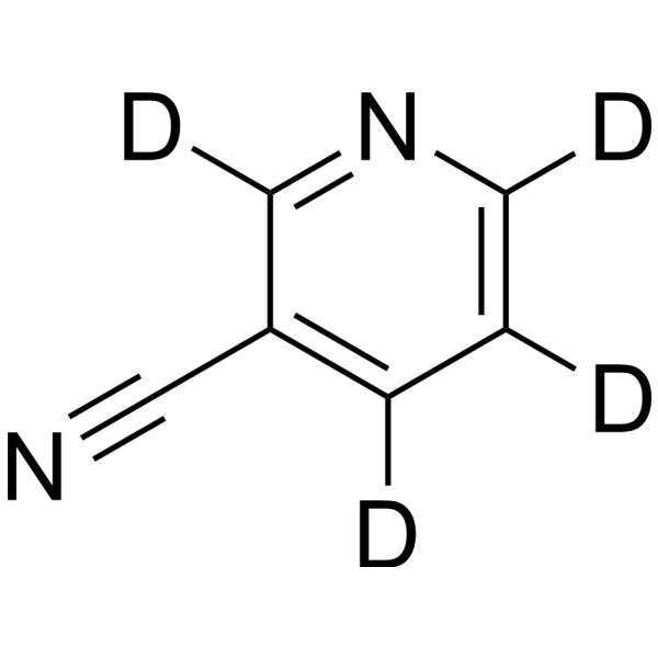 Nicotinonitrile-d<sub>4</sub> Chemical Structure