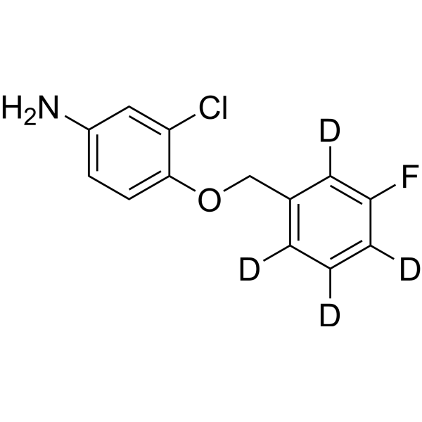 Lapatinib impurity 18-d<sub>4</sub> Chemical Structure