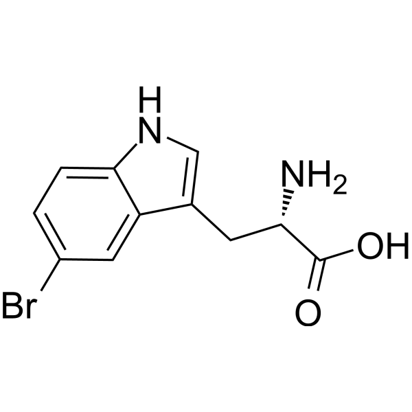 5-Bromo-L-tryptophan Chemical Structure