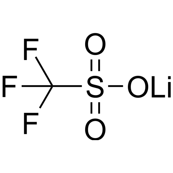 Trifluoromethanesulfonate lithium Chemical Structure