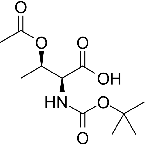 O-Acetyl-N-[(1,1-dimethylethoxy)carbonyl]-L-threonine Chemical Structure