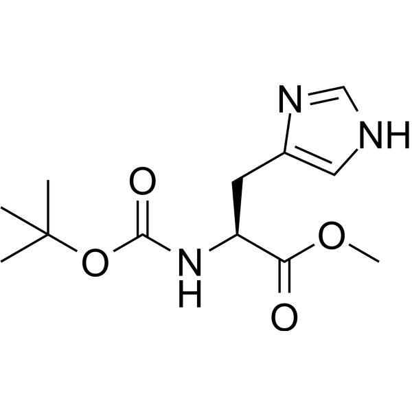 Boc-His-OMe Chemical Structure