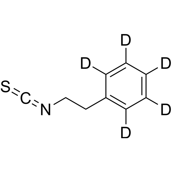 2-Phenylethyl isothiocyanate-d<sub>5</sub> Chemical Structure