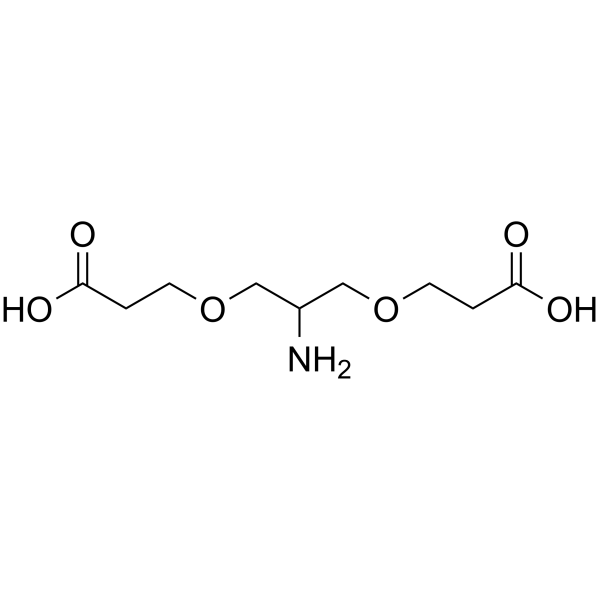 2-Amino-1,3-bis(carboxylethoxy)propane Chemical Structure