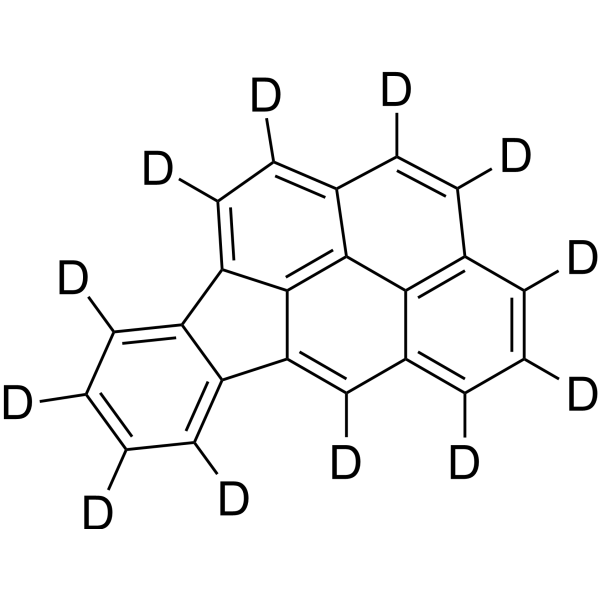 Indeno[1,2,3-cd]pyrene-d<sub>12</sub> Chemical Structure