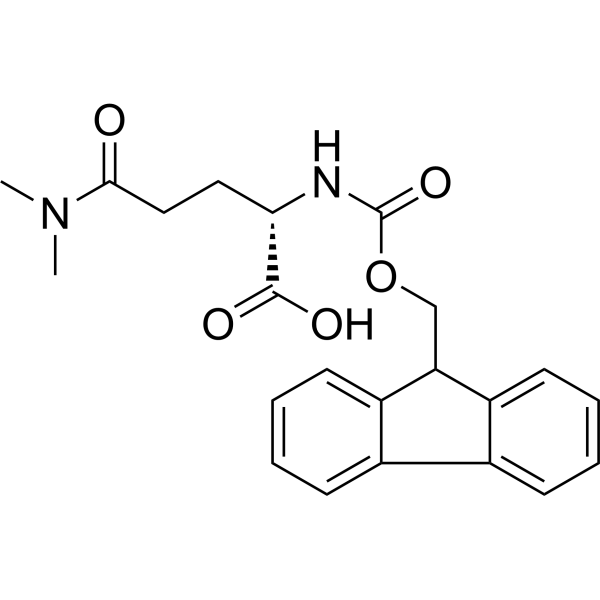 N2-(((9H-Fluoren-9-yl)methoxy)carbonyl)-N5,N5-dimethyl-L-glutamine Chemical Structure