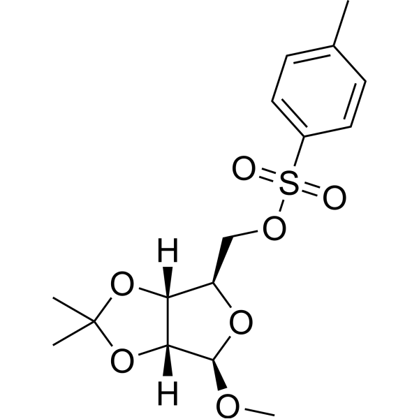 Methyl 2,3-O-isopropylidene-5-O-tosyl-D-ribonucleoside Chemical Structure