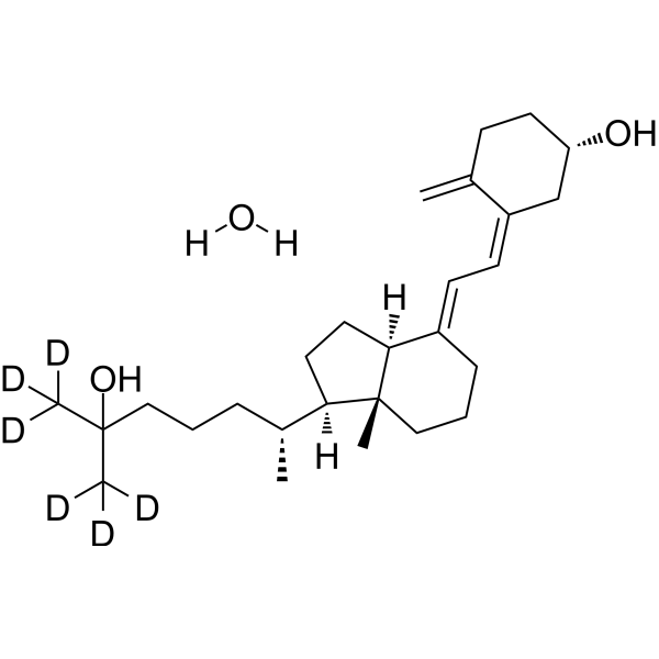 Calcifediol-d<sub>6</sub> monohydrate Chemical Structure