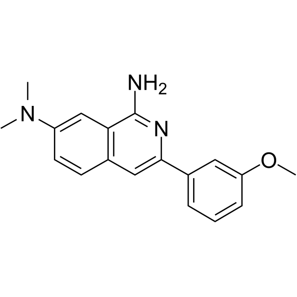 <em>3</em>-arylisoquinolinamine derivative