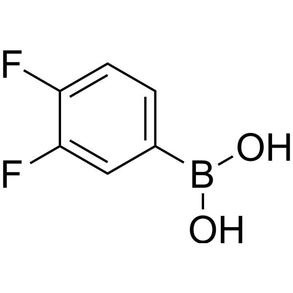 3,4-Difluorophenylboronic acid Chemical Structure