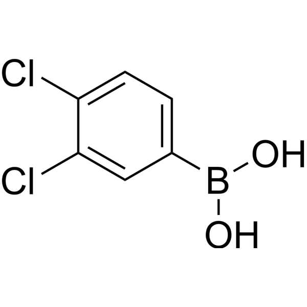 3,4-Dichlorophenylboronic acid Chemical Structure