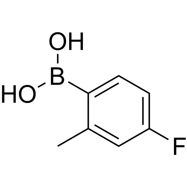 4-Fluoro-2-methylphenylboronic acid Chemical Structure