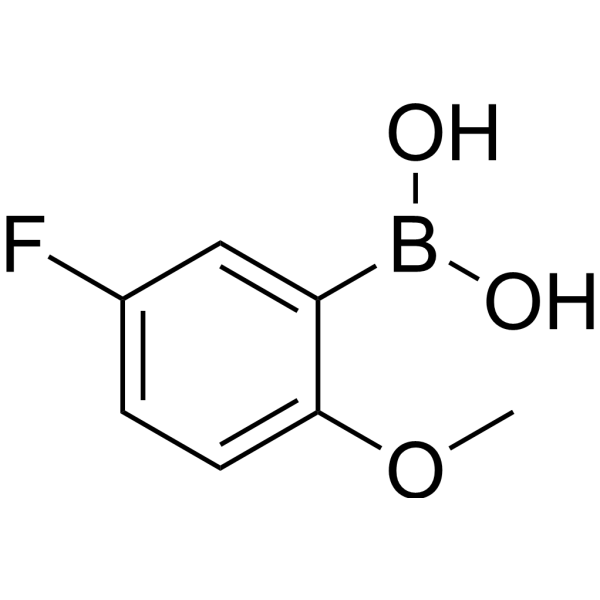 5-Fluoro-2-methoxyphenylboronic acid Chemical Structure