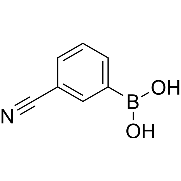 3-Cyanophenylboronic acid Chemical Structure
