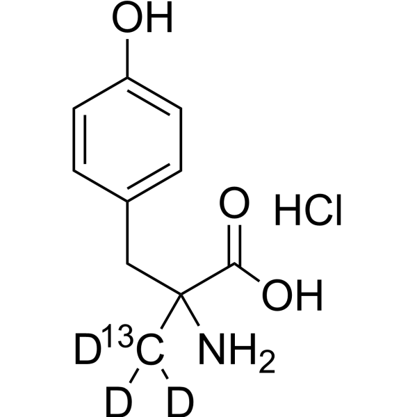 DL-Metirosine-<em>13</em><em>C</em>,d<em>3</em> hydrochloride