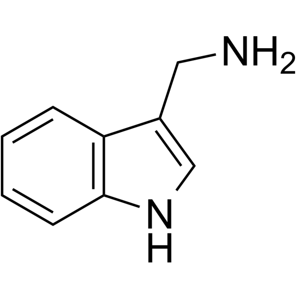 Indole-3-methanamine Chemical Structure