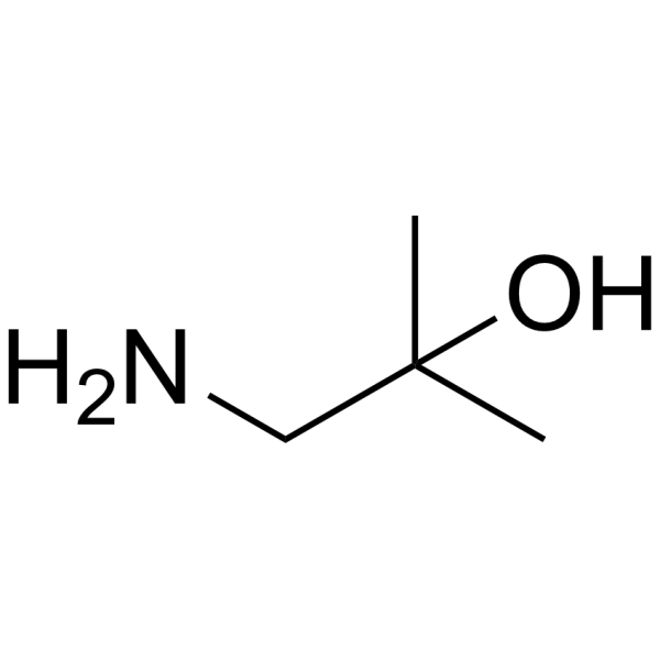 1-Amino-2-methylpropan-2-ol Chemical Structure