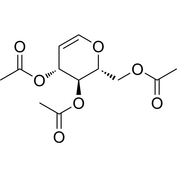 Tri-O-acetyl-D-glucal Chemical Structure