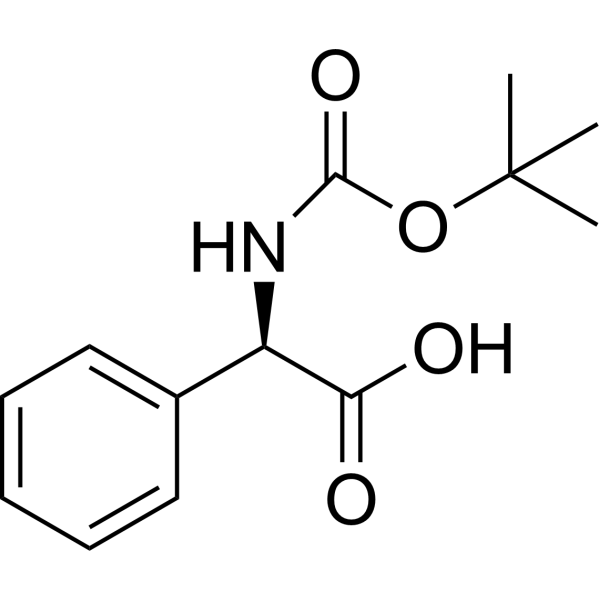 (αR)-α-[[(1,1-Dimethylethoxy)carbonyl]amino]benzeneacetic acid