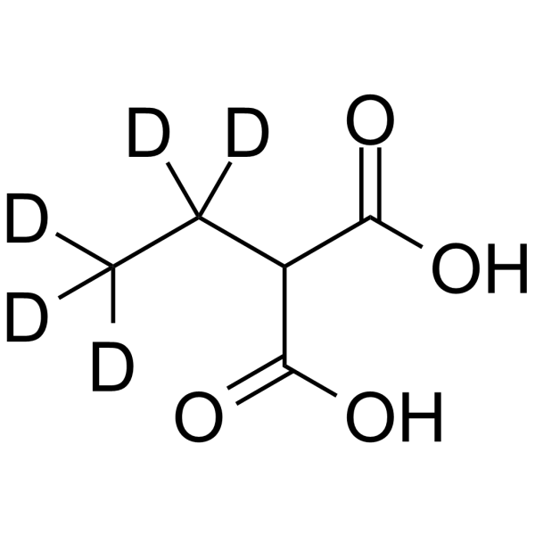 Ethylmalonic acid-d<sub>5</sub> Chemical Structure