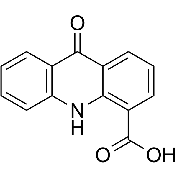 Acridone-4-carboxylic acid Chemical Structure