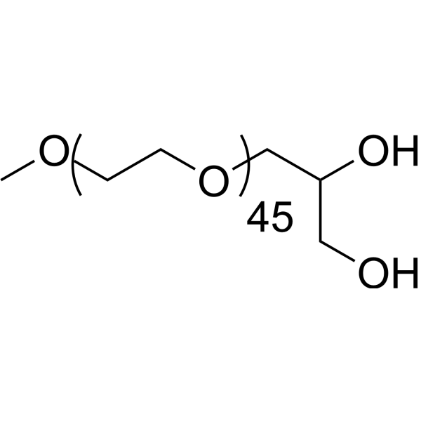 mPEG45-diol Chemical Structure