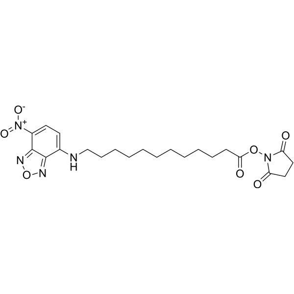 NBD dodecanoic acid N-succinimidyl ester Chemical Structure