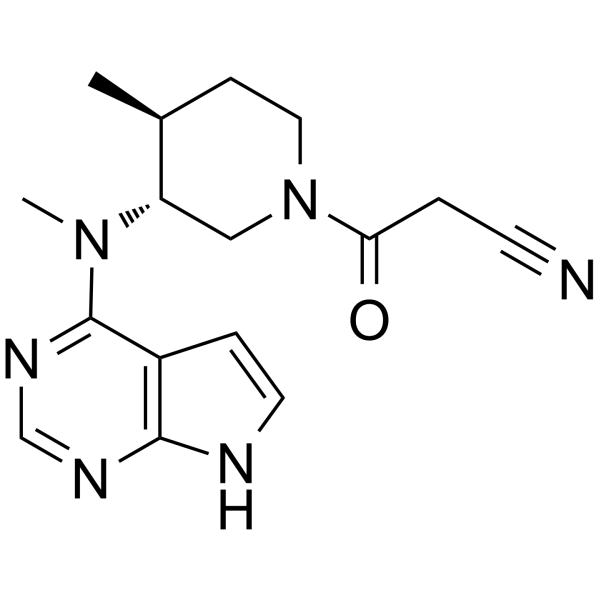 (3R,4S)-Tofacitinib Chemical Structure