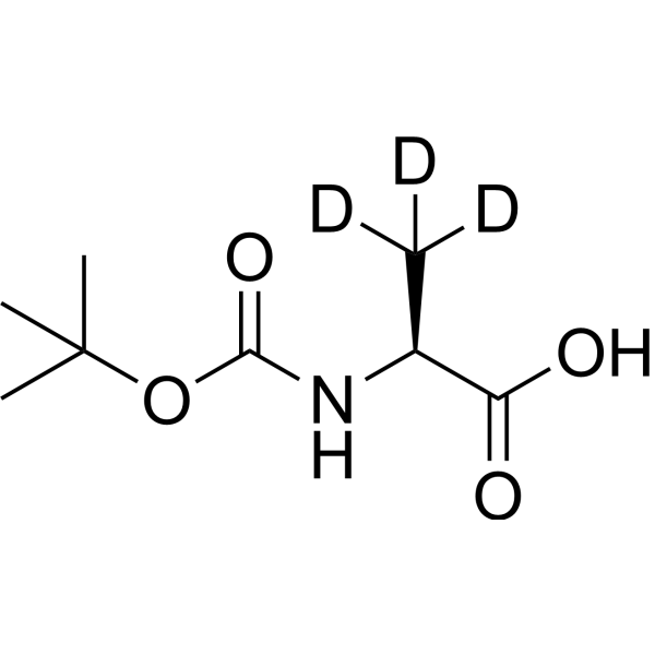 Boc-L-Ala-OH-d3 Chemical Structure