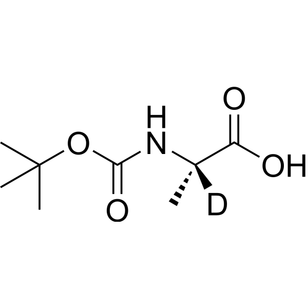 Boc-L-Ala-OH-d Chemical Structure
