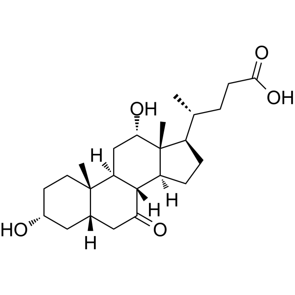 7-keto-Deoxycholic acid Chemical Structure