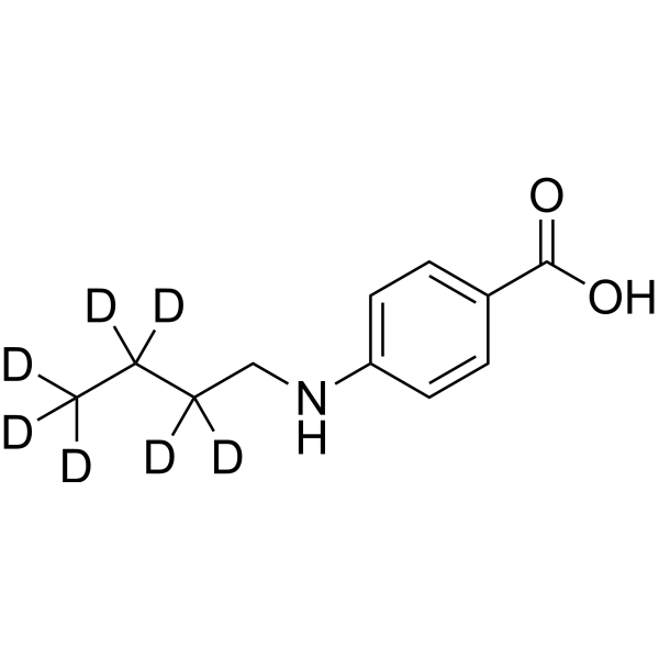 <em>4</em>-(Butylamino)benzoic acid-d7