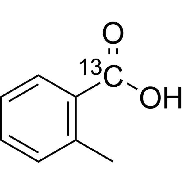 o-Toluic acid-<sup>13</sup>C Chemical Structure