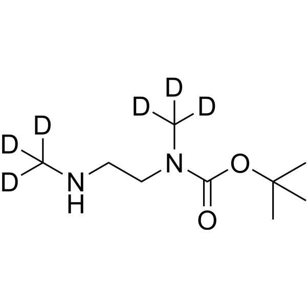 N-Boc-N,N′-dimethylethylenediamine-d6 Chemical Structure