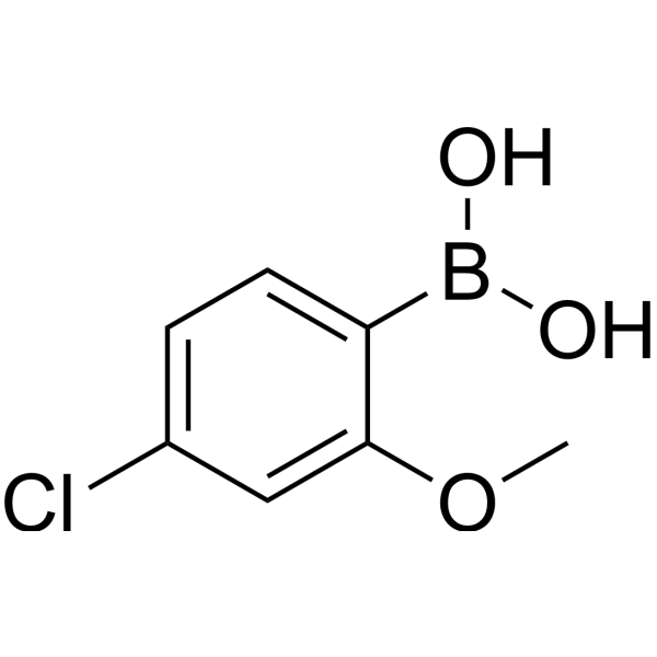 4-Chloro-2-methoxyphenylboronic acid Chemical Structure