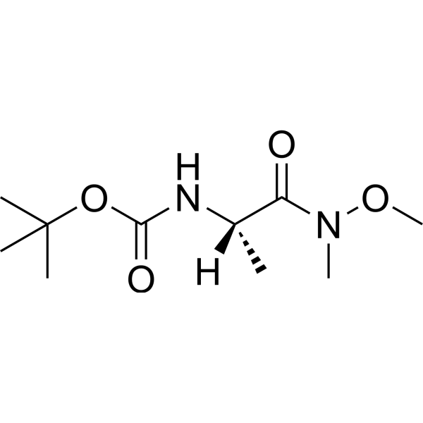 Boc-Ala-NMe(OMe) Chemical Structure