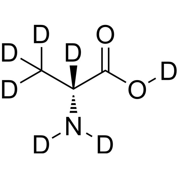 D-Alanine-d<sub>7</sub> Chemical Structure