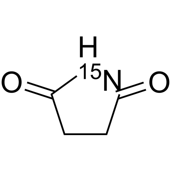 Succinimide-<sup>15</sup>N Chemical Structure