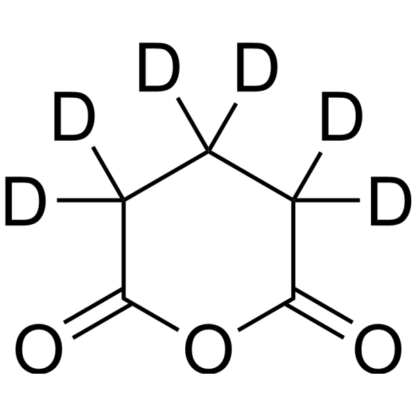 Glutaric anhydride-d<sub>6</sub> Chemical Structure