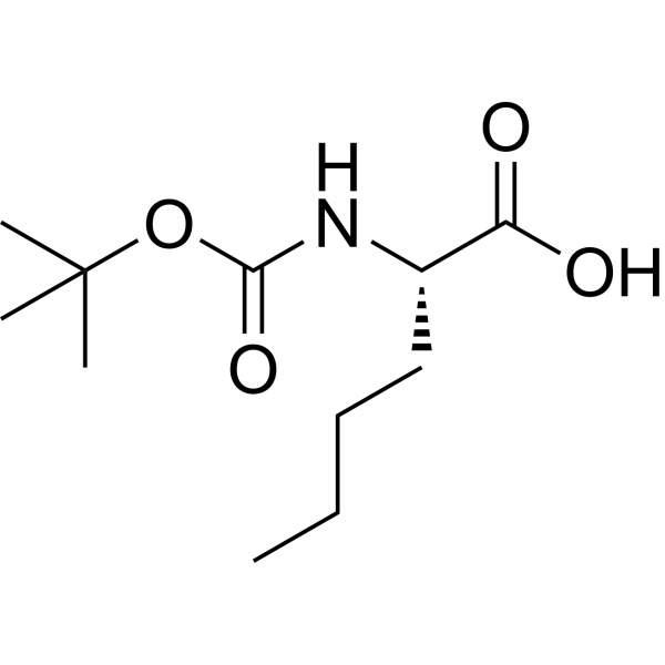 Boc-Nle-OH Chemical Structure