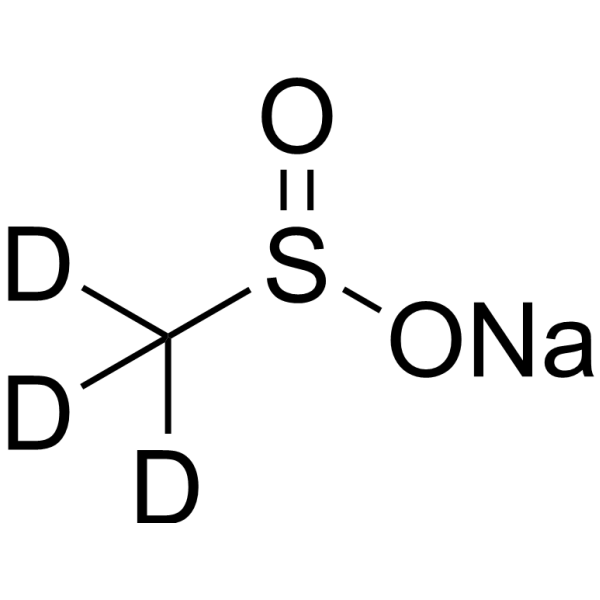 Sodium methanesulfinate-d<sub>3</sub> Chemical Structure