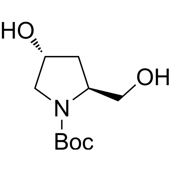 tert-Butyl (<em>2</em>S,4R)-4-hydroxy-<em>2</em>-hydroxymethylpyrrolidine-1-carboxylate