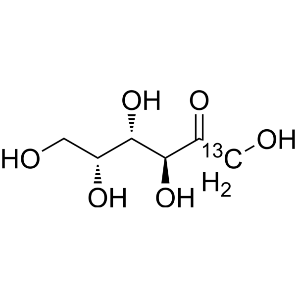 D-Tagatose-<sup>13</sup>C Chemical Structure