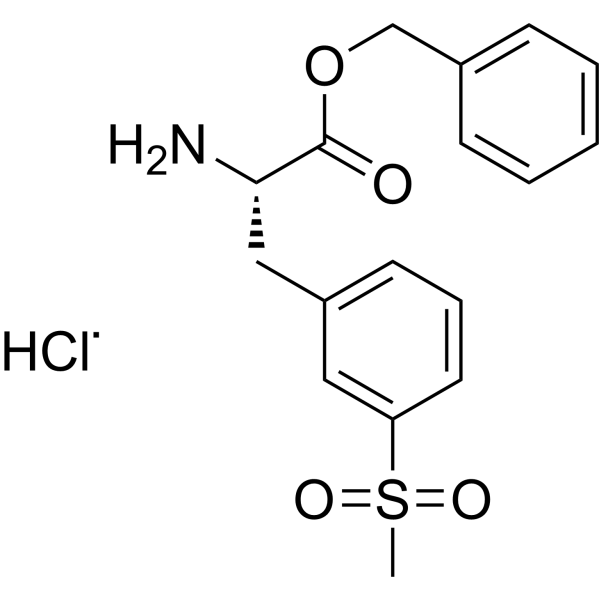 (S)-Benzyl 2-amino-<em>3-(3</em>-(methylsulfonyl)phenyl)propanoate hydrochloride