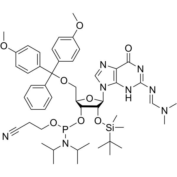 DMT-2'-O-TBDMS-<em>G</em>(dmf)-CE-phosphoramidite
