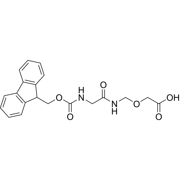Fmoc-Gly-NH-CH2-O-CH2COOH Chemical Structure