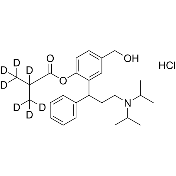 Fesoterodine-d<sub>7</sub> hydrochloride Chemical Structure