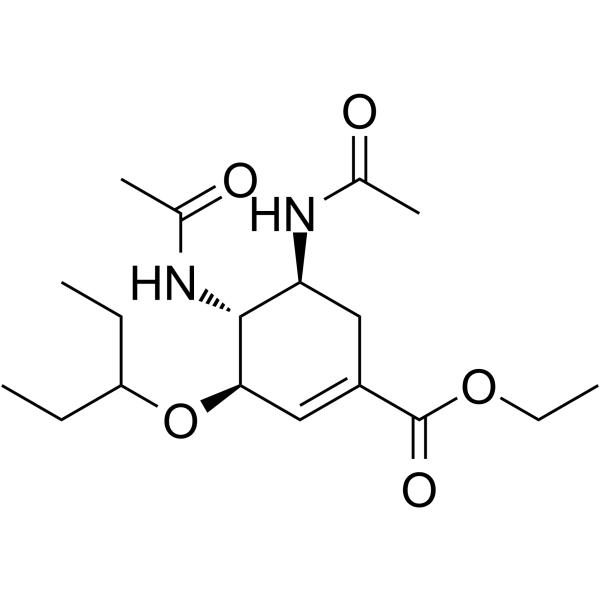 Oseltamivir-acetate Chemical Structure